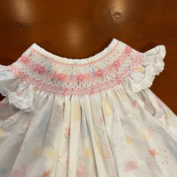 Baby girls spring / Easter dress - Picture 2 of 3